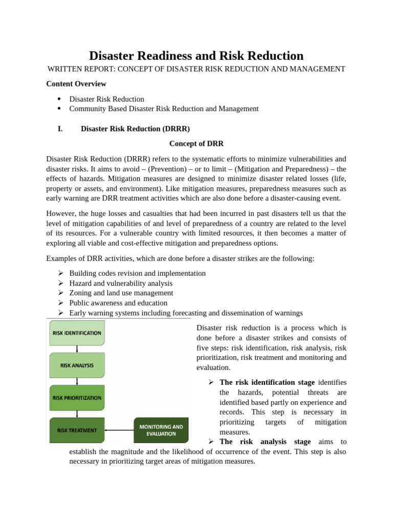 Disaster Risk Reduction Framework Guide | PDF | Emergency Management ...