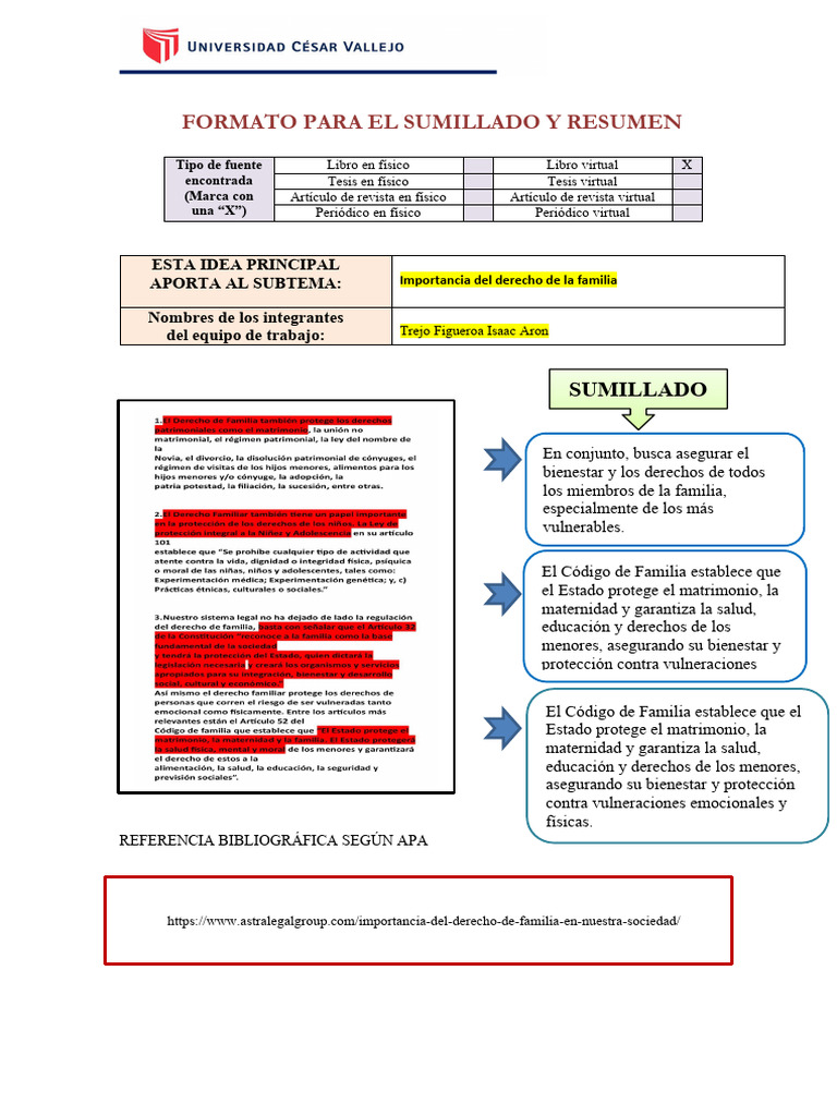 S03 20formato 20para 20sumillado 20y 20resumen | PDF