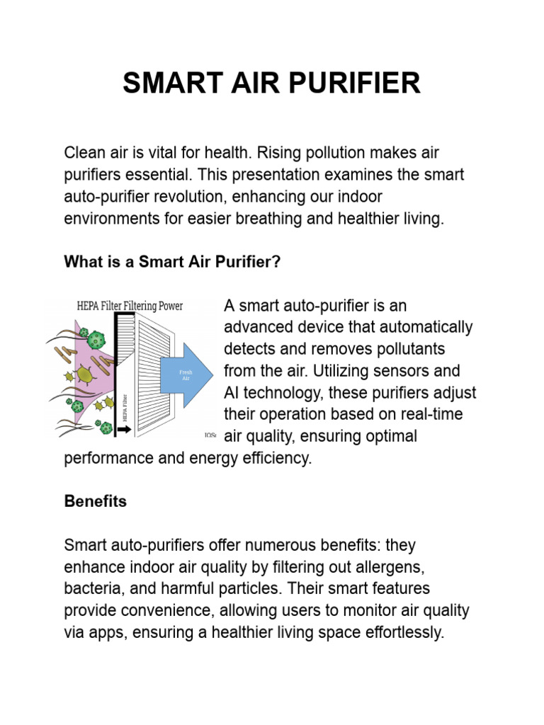 Air Purifier Pdf