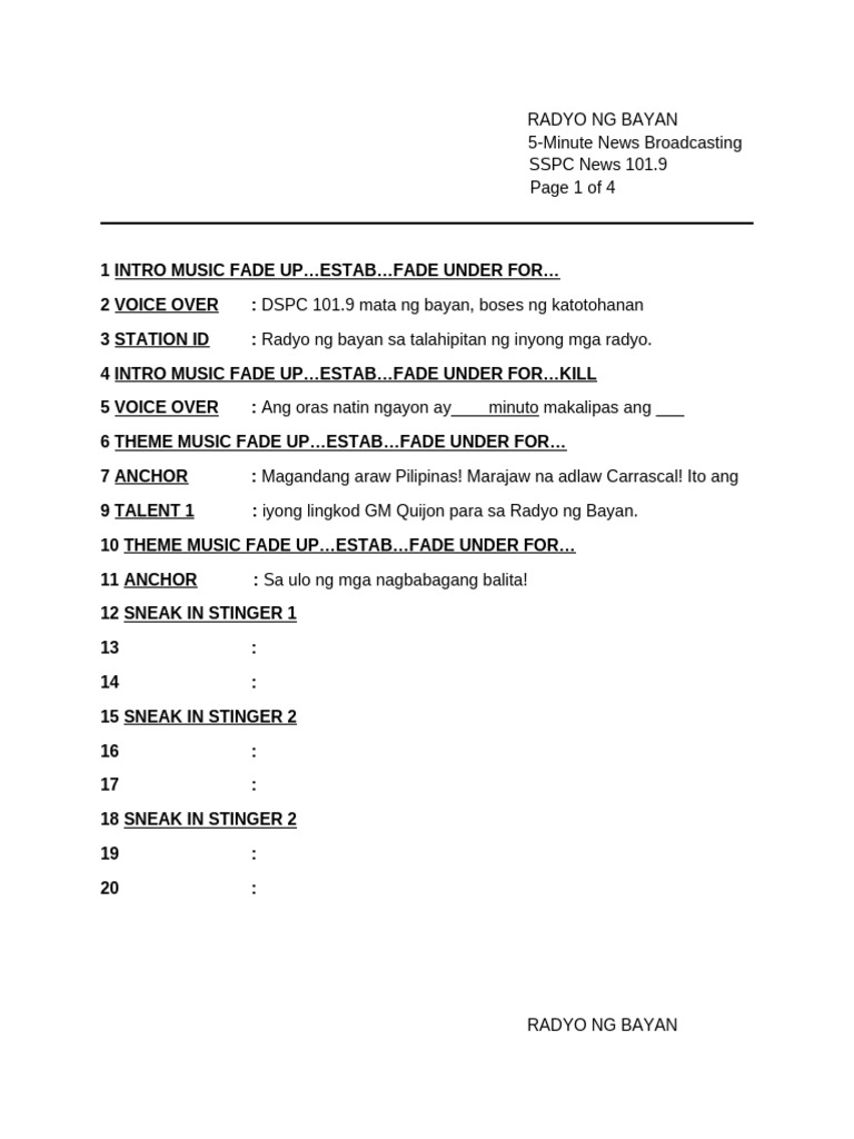 RBC Filipino | PDF