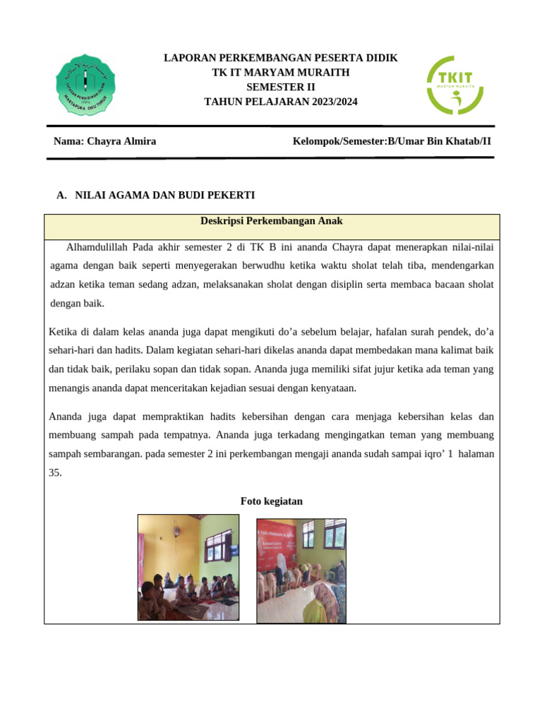 Raport Chayra | PDF