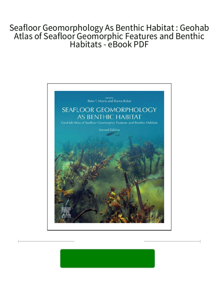 [Ebooks PDF] download Seafloor Geomorphology As Benthic Habitat
