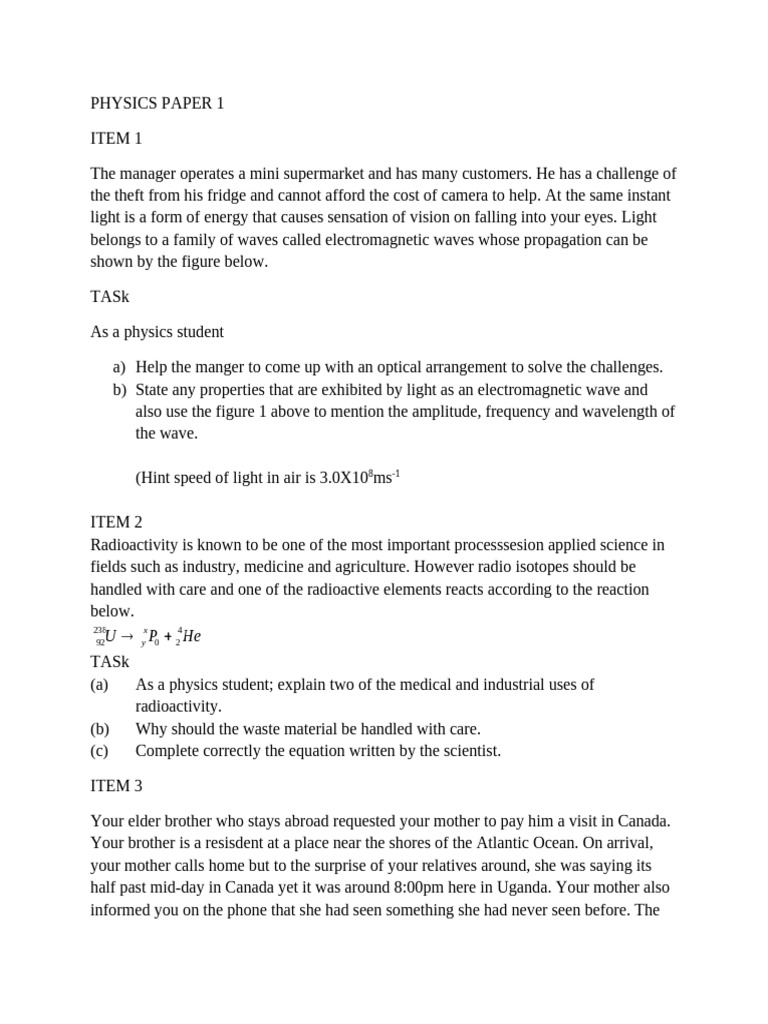 Physics Pp1 | PDF