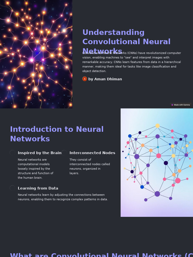 Understanding Convolutional Neural Networks1 | PDF