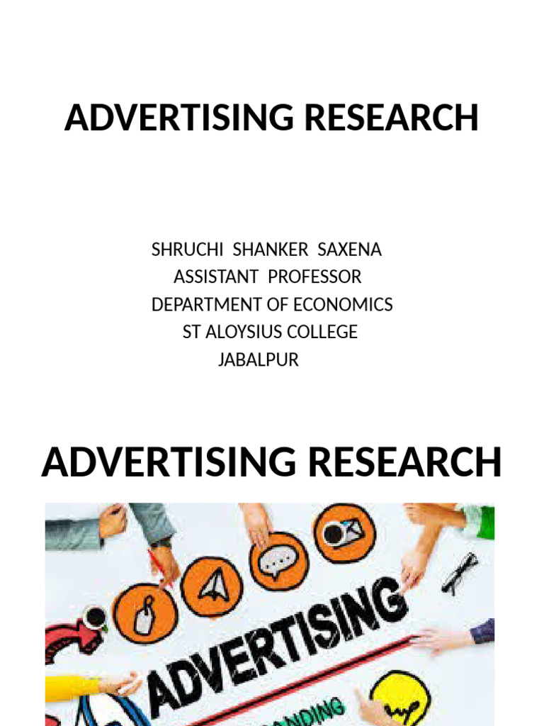 Advertising Research | PDF
