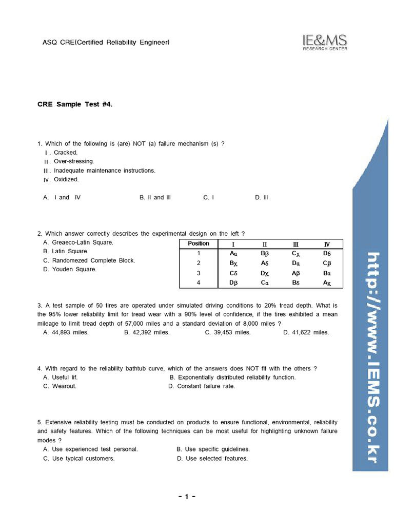 Cretest 4 | PDF