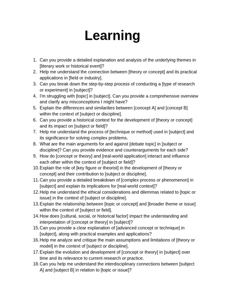 Learning pdf