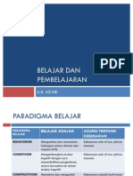 Belajar Dan Pembelajaran