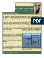 Feral Hog Transportation Regulations