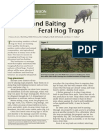 Placing and Baiting Feral Hog Traps