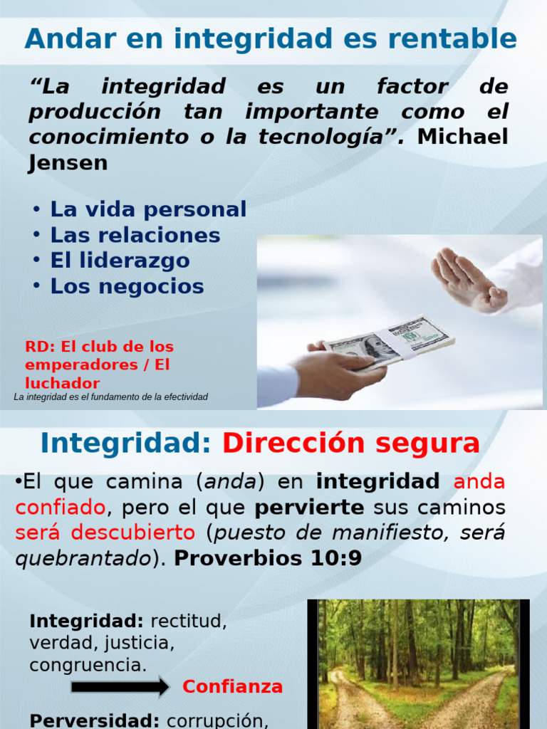 La Integridad Es Rentable | PDF