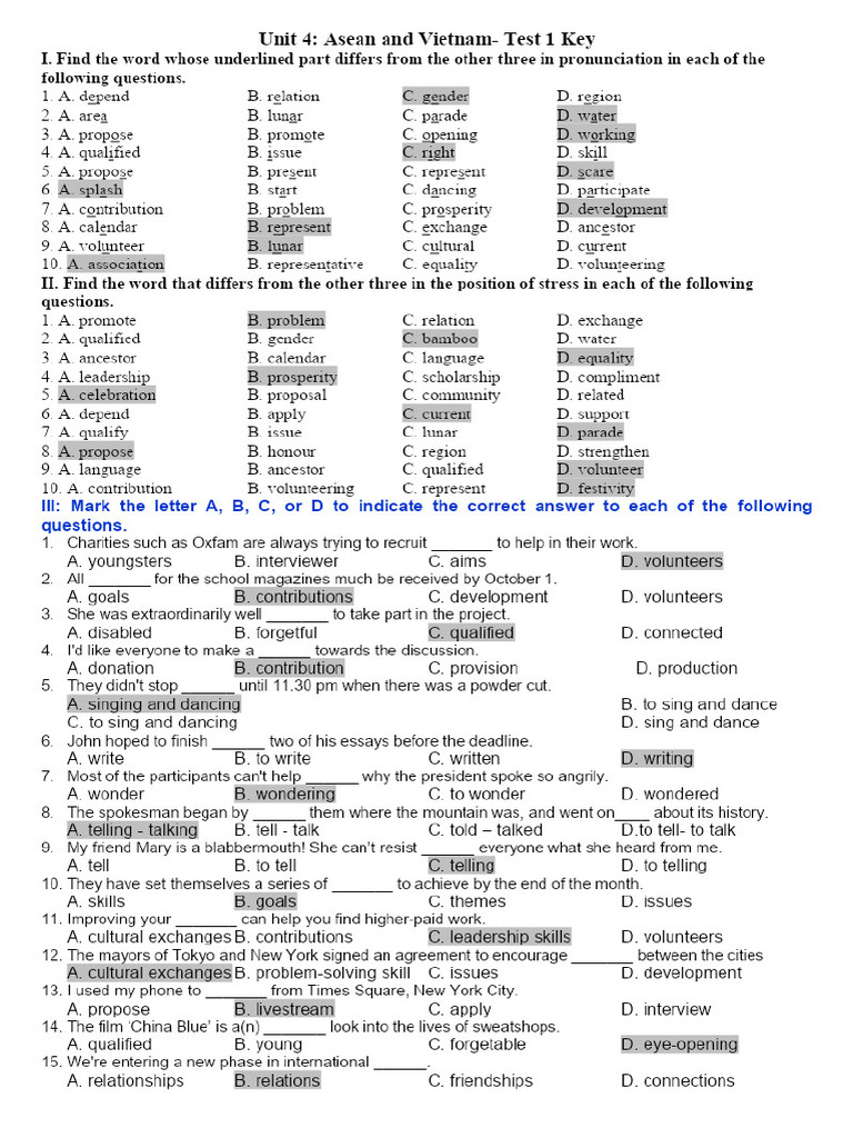 Unit 4 Test 1 Form 2025 Keydoc - 1600 - PDF - Gdrive.vip | PDF