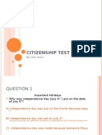 1st Draft Citizen Ship Test