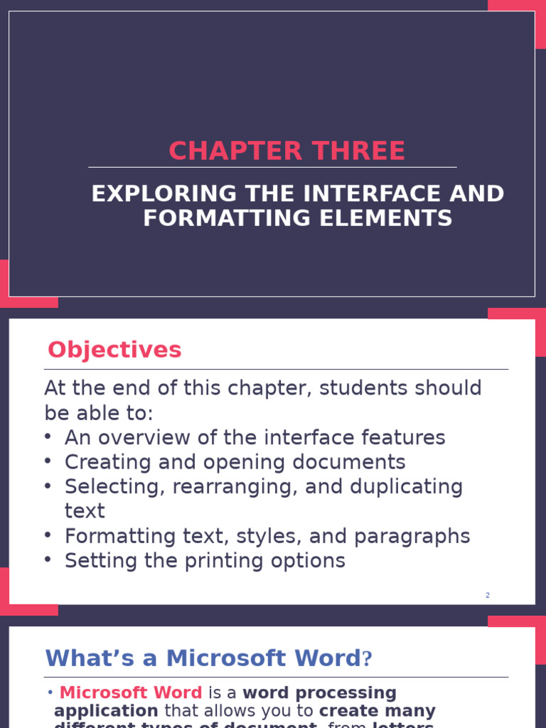 Microsoft Office 2019 Chapter 3 | PDF | Microsoft Word | Window (Computing)