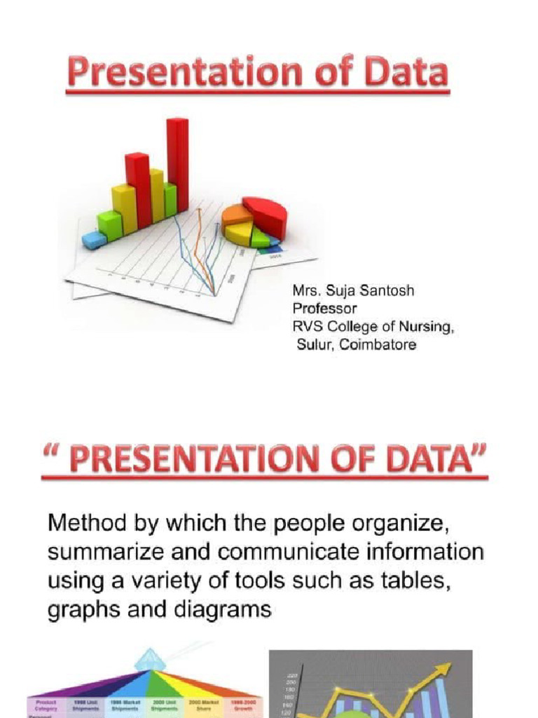 Presentation of Data | PDF