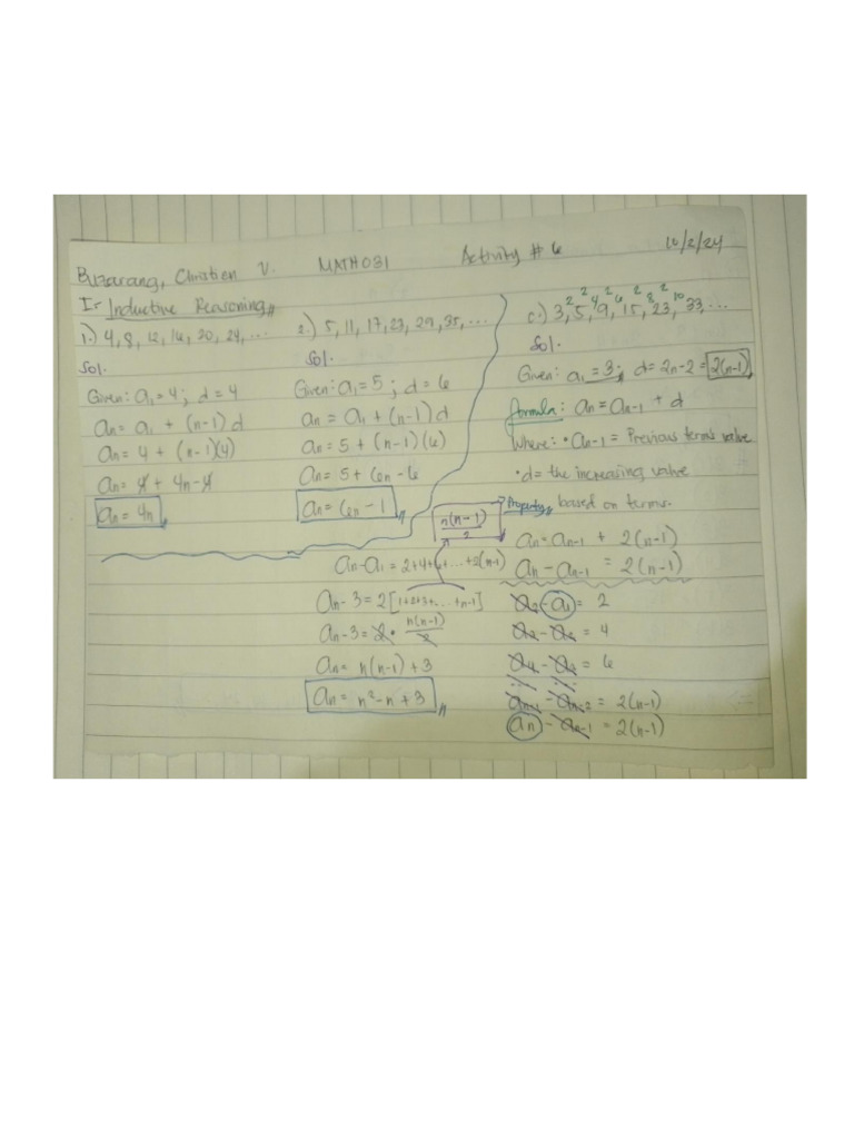 Math031 Act.6 | PDF