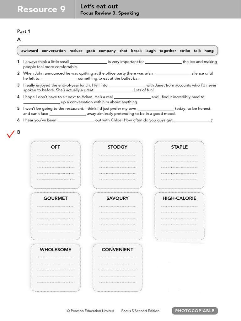 HW 4. Photocopiable | PDF