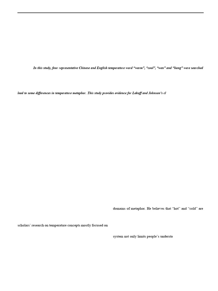 A Corpus-Based Contrastive Study of The Conceptual | PDF