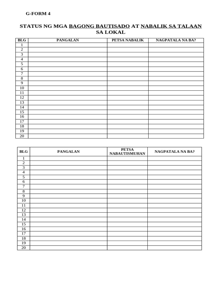 Form 4 Pdf Download