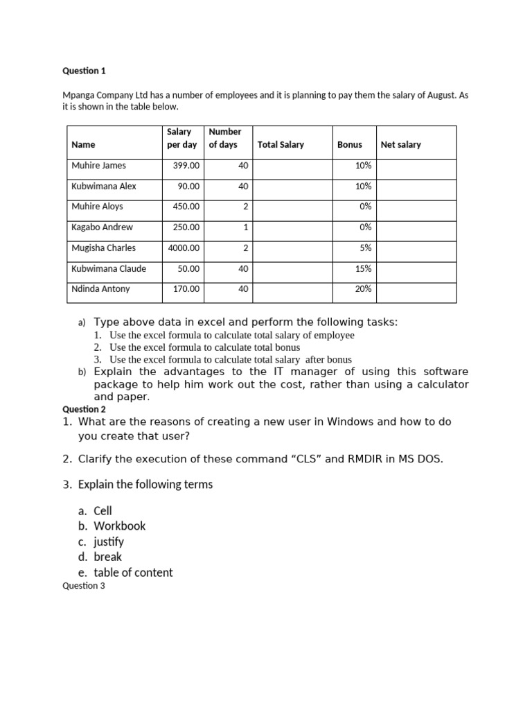 Assignment 1 ICT Weekend | PDF