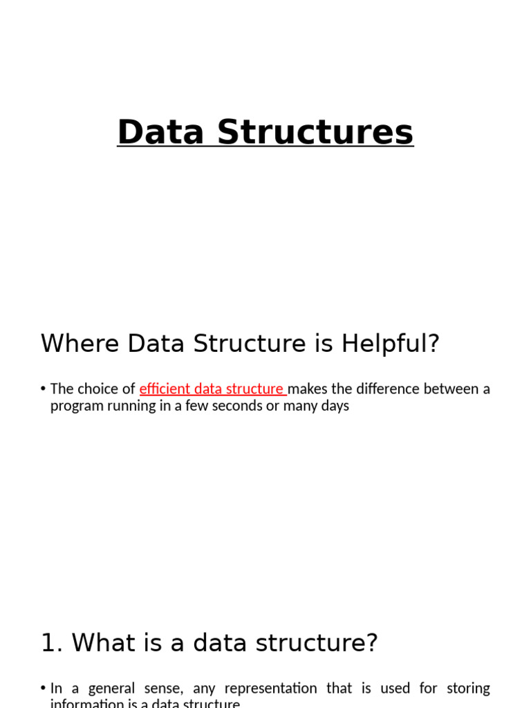 DS Lecture 02 - Data Structures | PDF