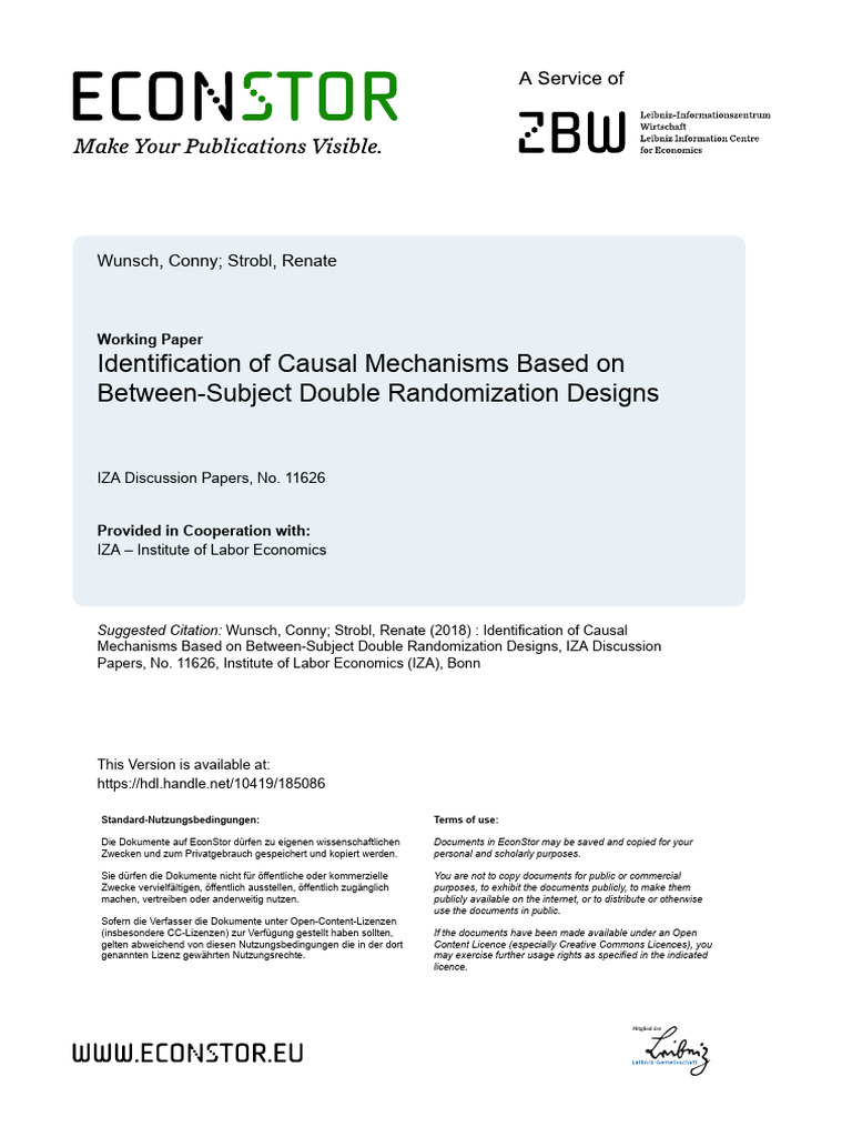 Identification of Causal Mechanisms | PDF