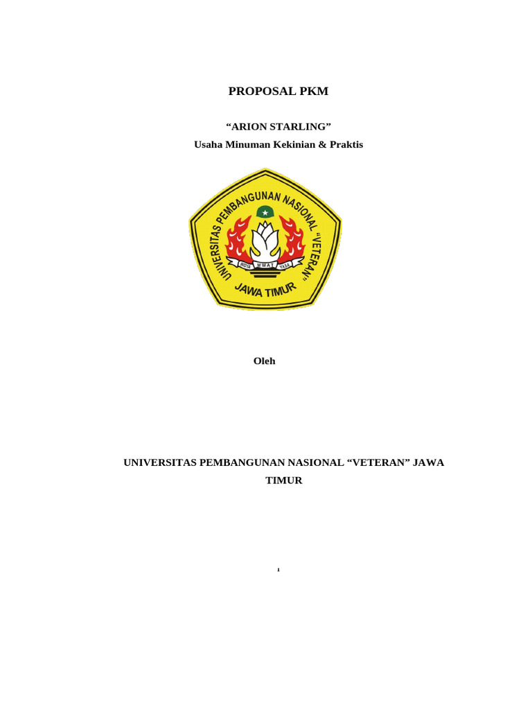 Proposal PKM | PDF