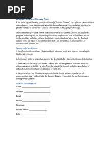 OnlyFans Content Release Form