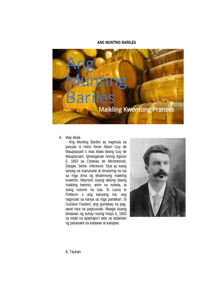 Munting Bariles | PDF