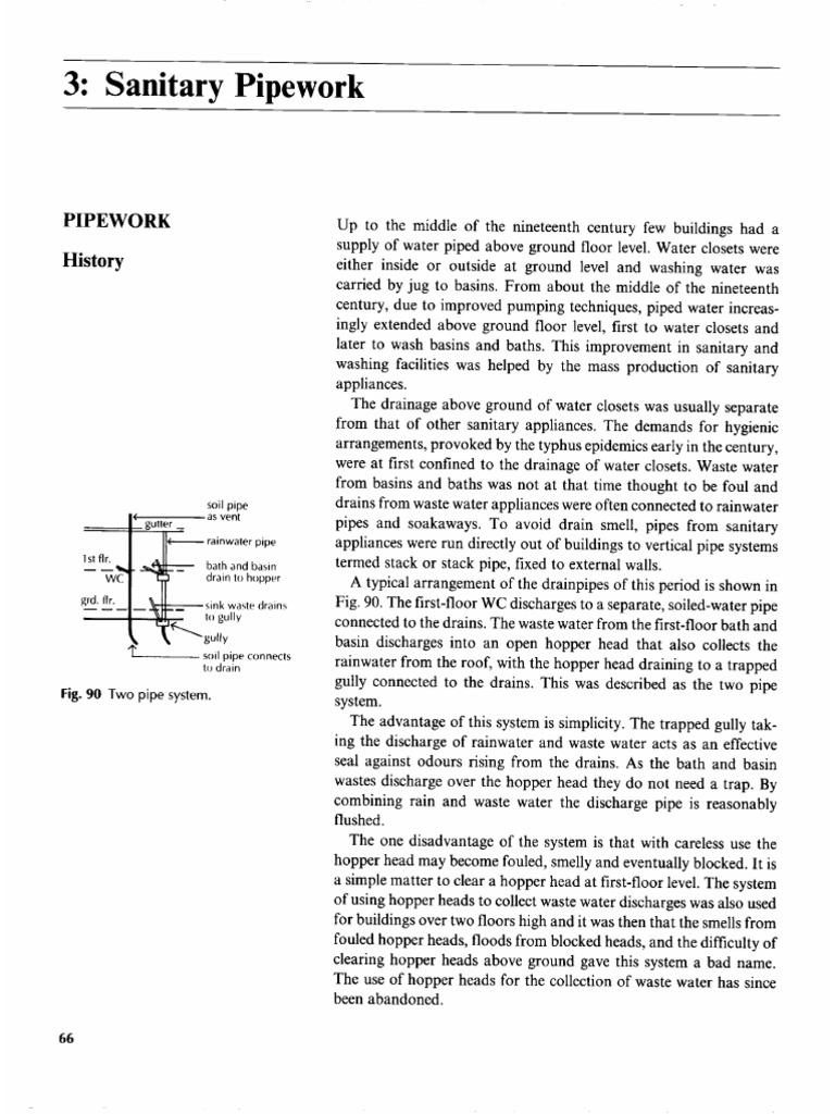 28 Sanitary Pipework | PDF