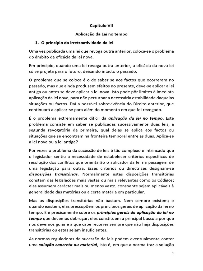 Aplica o da lei no tempo e no espa o pdf