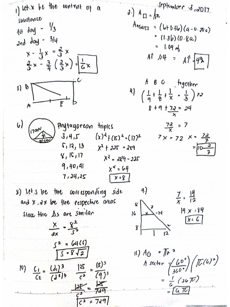 Problem Solving Solutions | PDF