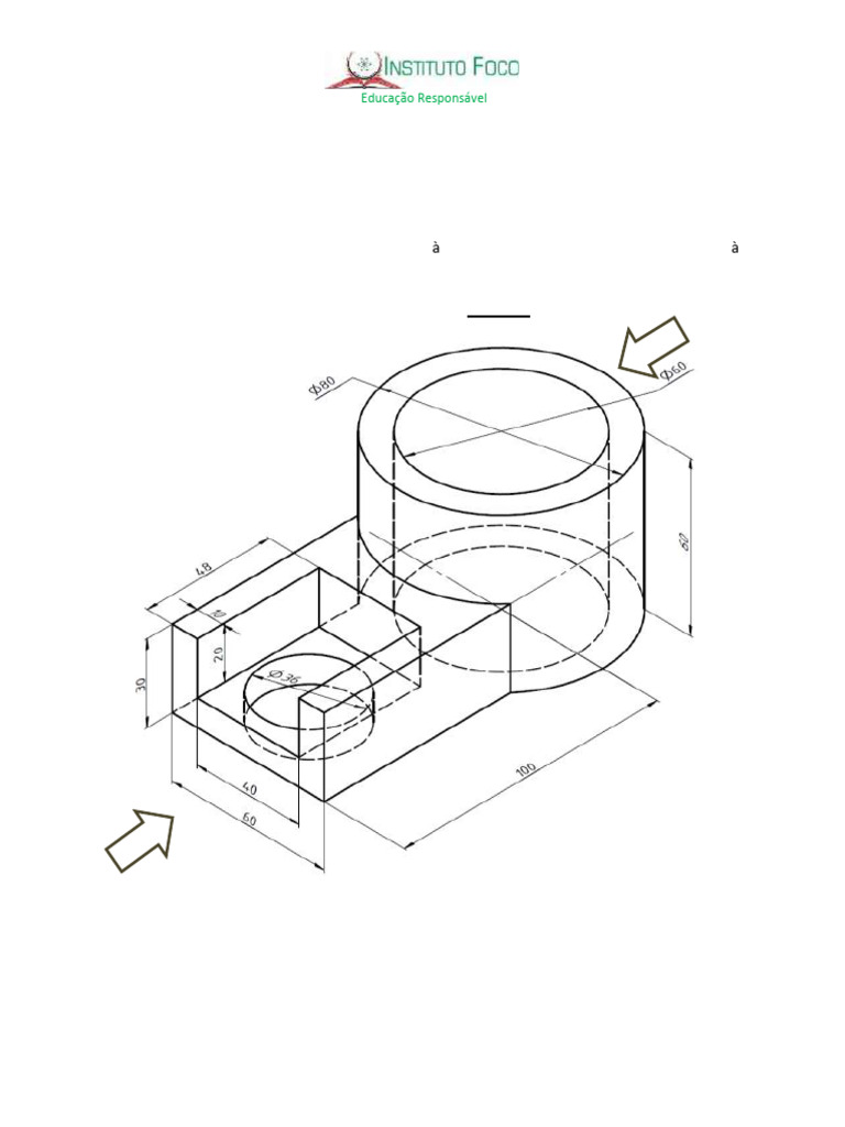 Avaliação de Desenhos Técnicos PFPM | PDF | Arte | Tecnologia e Engenharia