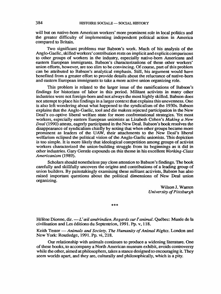 Keith Tester Animais and Society The Hum | PDF | Animal Rights | Social ...