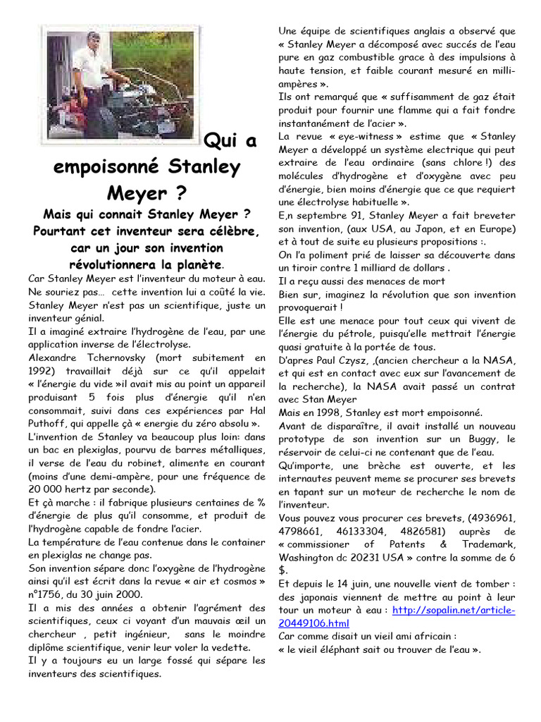 Stan Meyer | PDF
