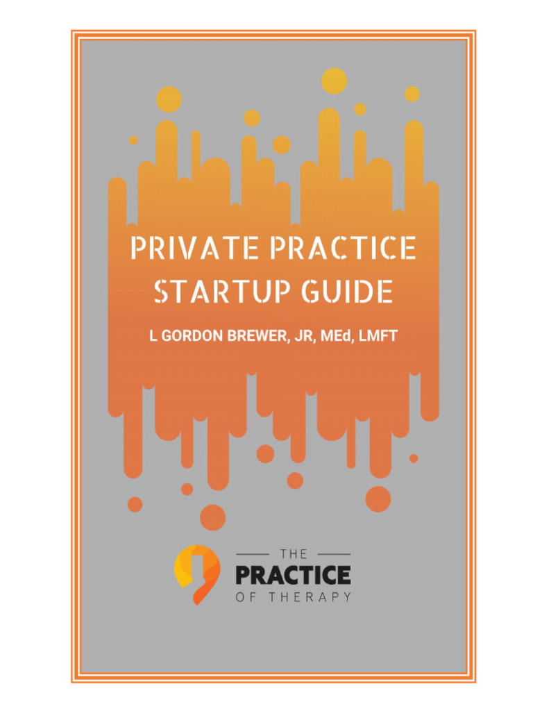 Private Practice Start Up Guide 2019 | PDF