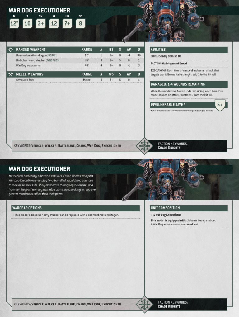 War Dog Executioner | PDF