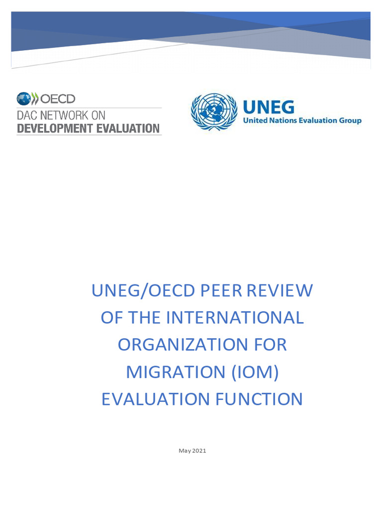 IOM UNEG Peer Review Report | PDF