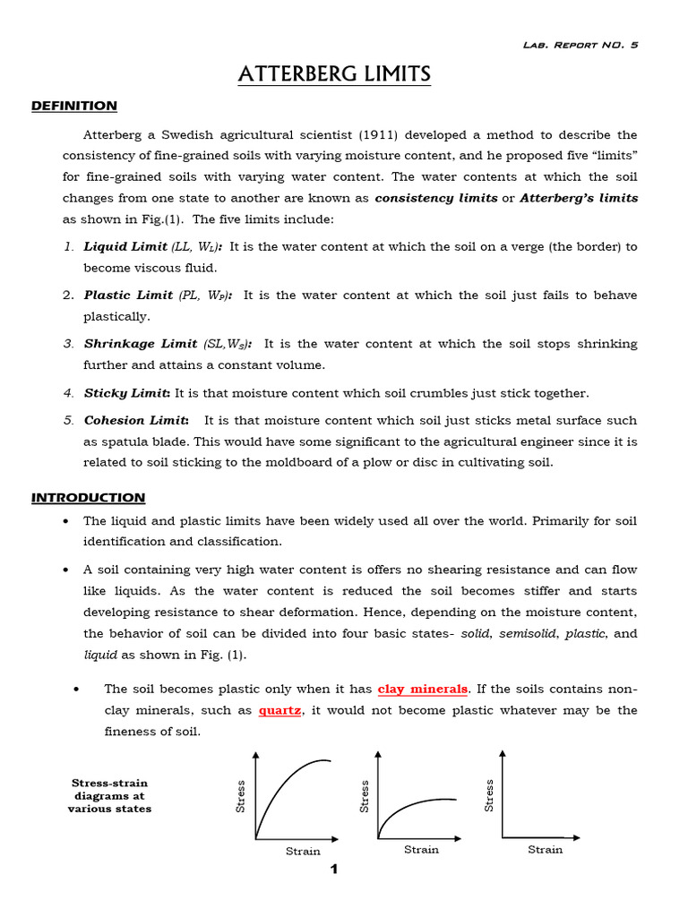 Atterberg Limits 5 PDF
