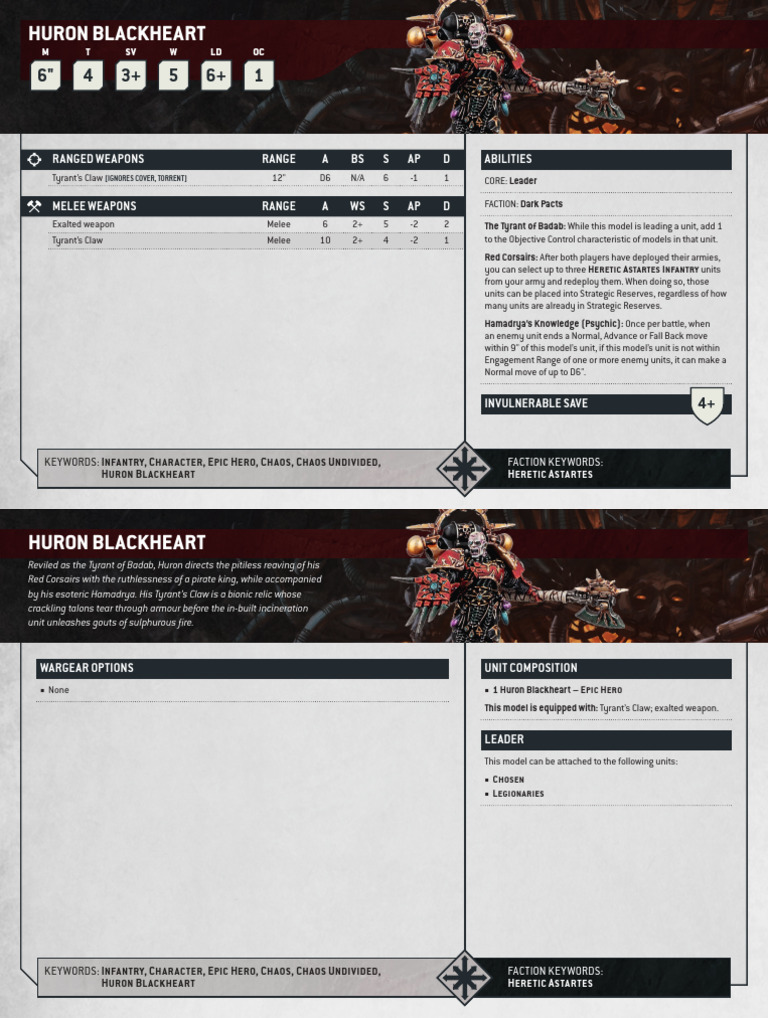 Huron Blackheart | PDF