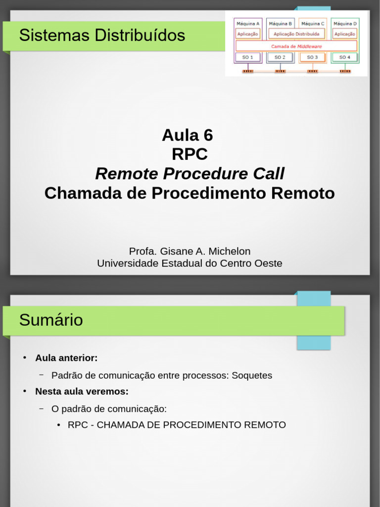 Aula6 RPC | PDF