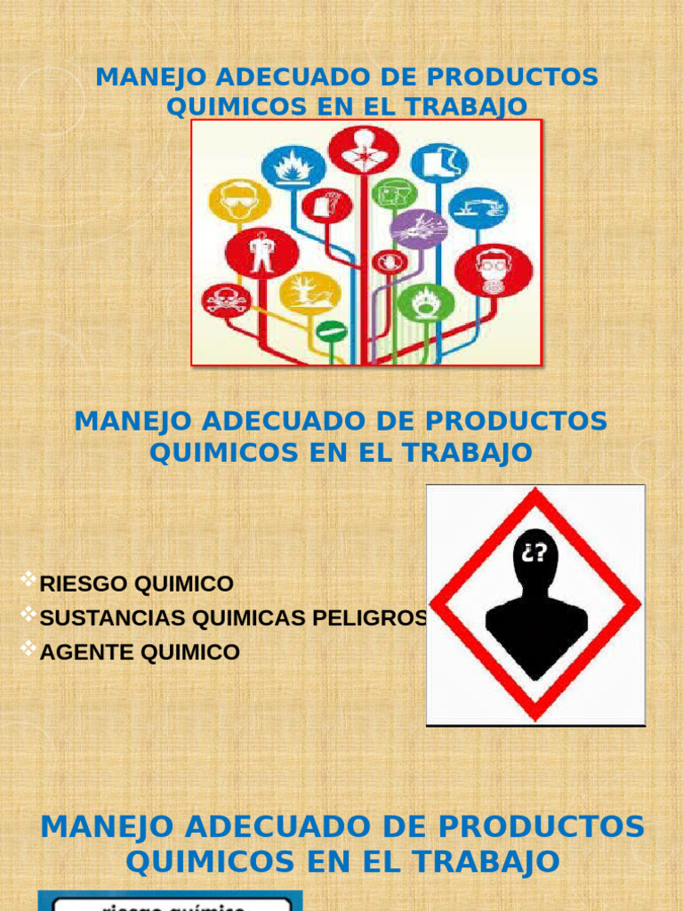 Manejo Adecuado de Productos Quimicos 1 | PDF