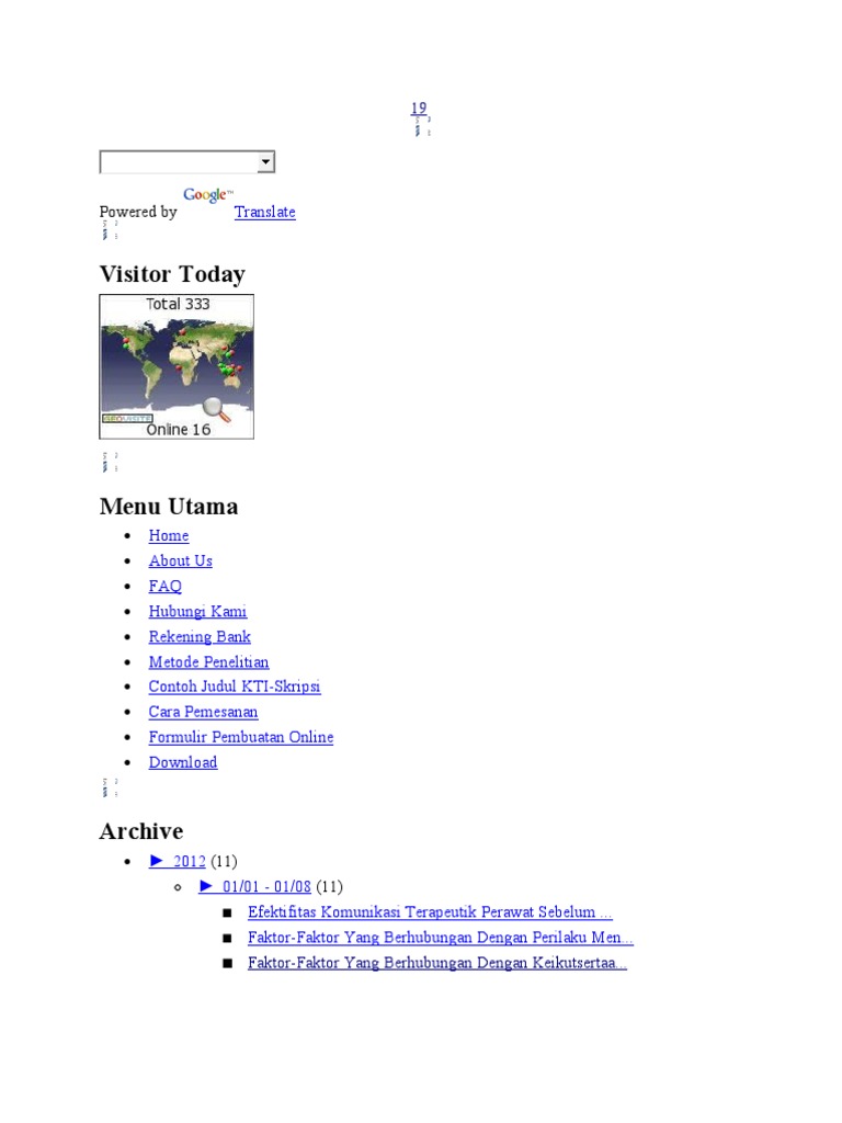 Contoh Formulir Anc - Tracy Notes