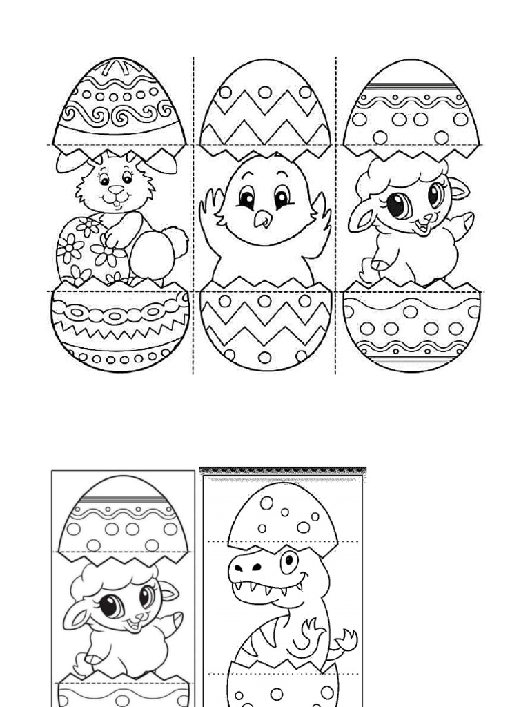 Easter Drawings Eggs Pop Up | PDF