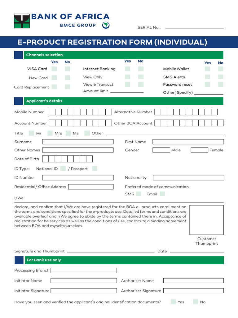 Channels Application Form | PDF
