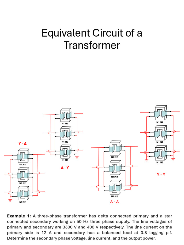 Equivalent Circuit of A Transformer | PDF