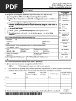 Sample Form I-864, Affidavit of Support