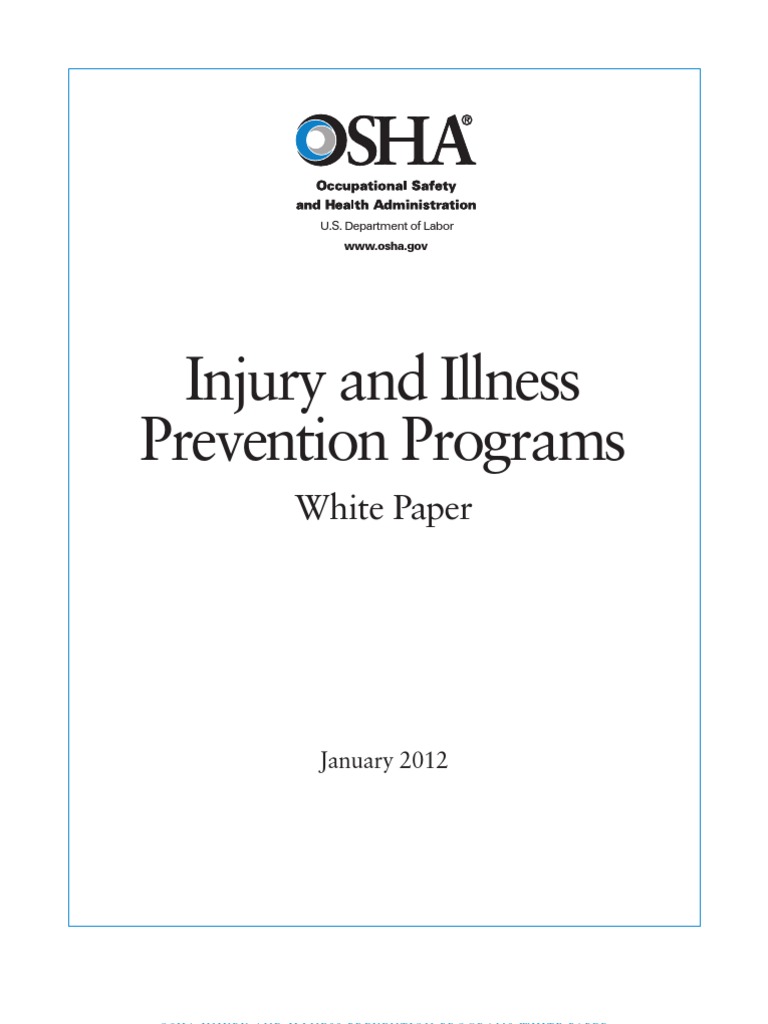 OSHA's Injury Prevention Program Benefits | PDF | Occupational Safety ...