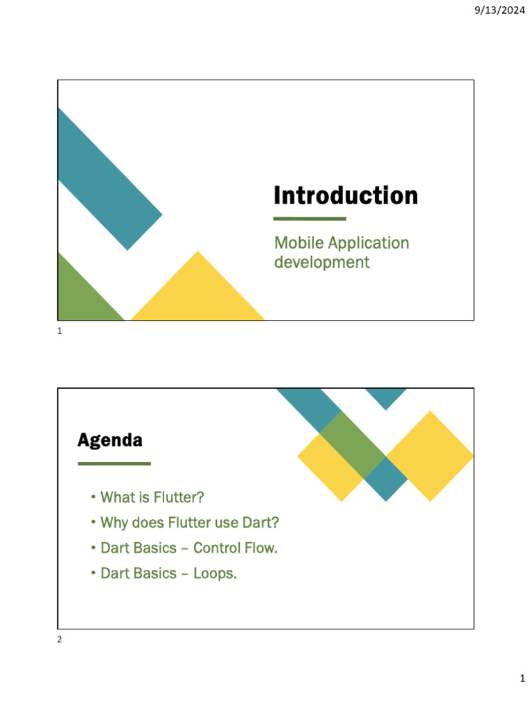 Lecture 1 Mobile | PDF