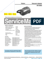 Service Manual: Vision Vacuum Cleaner HR 8900